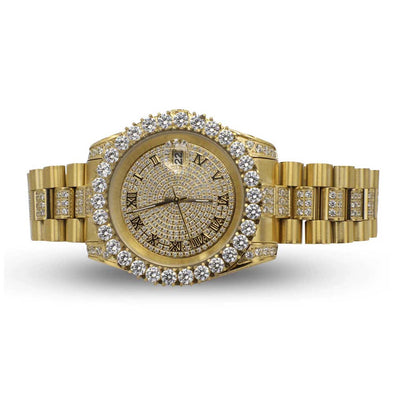 Moissanite Watch - Moissanite 33mm Men