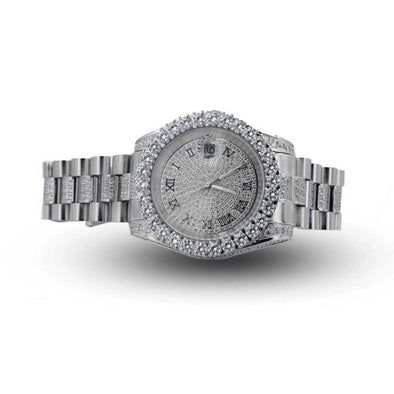 Moissanite Watch - Moissanite 33mm Men
