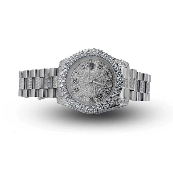 Moissanite Watch - Moissanite 33mm Men