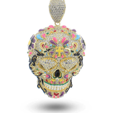 Designer Skull Pendant - 560" Designer Unisex - Skull Pendant Necklace