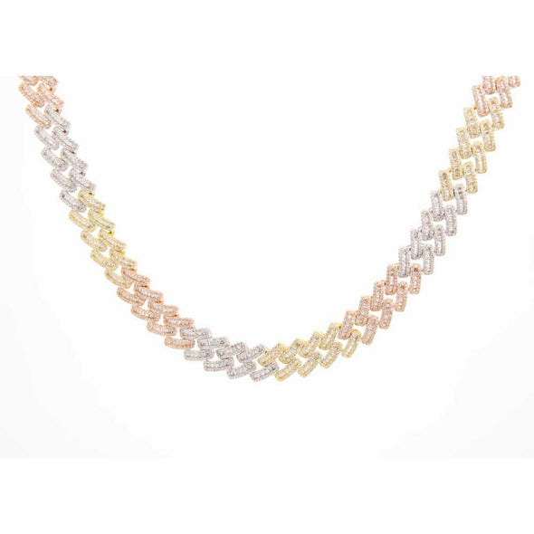 Cuban Link Chain - Moissanite Iced Out Men