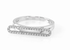 Sleek and contemporary diamond ring