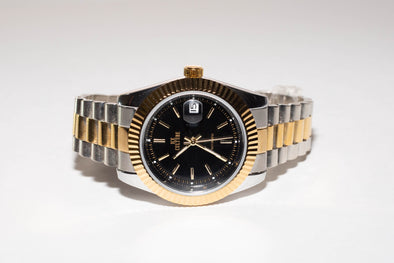 ICE CULTURE 14K Two-Tone Automatic Luxury Watch