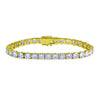 Iced Out Tennis Bracelet | White Gold Tennis Bracelet| Yellow Gold Tennis Bracelet