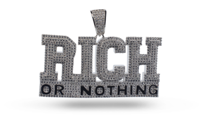 Rich or Nothing Gold Pendant