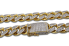 Iced Out Cuban Link with VVS Prong Set