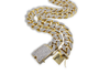 Iced Out Cuban Link with VVS Prong Set