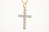 Iced Out Diamond Cross Pendent